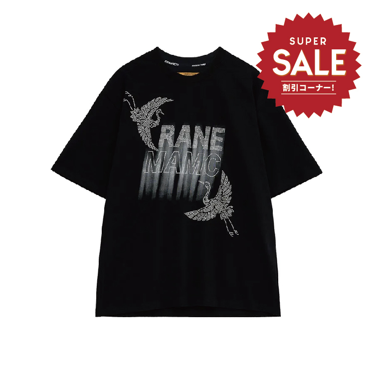 【 MAMC |  水鑽仙鶴短TEE 】