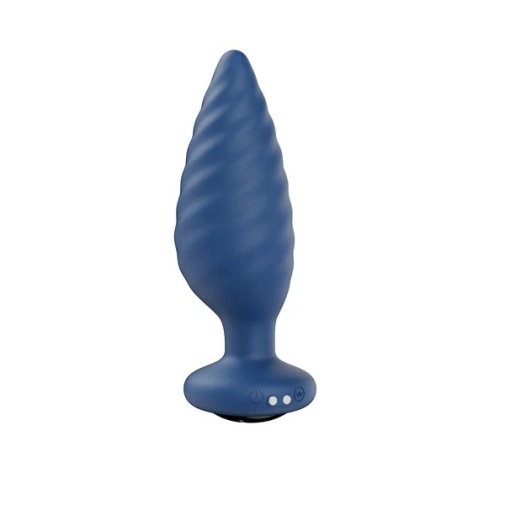 Honey Play Box - Noah 遠端操控 旋轉式後庭震動器 - 海軍藍