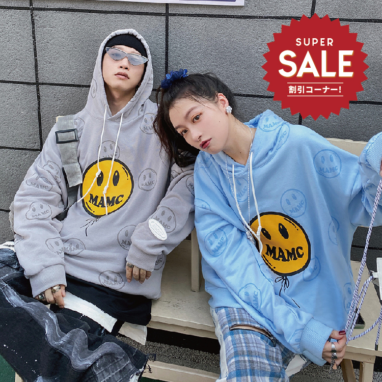 【 MAMC | SMILEY SHADOW HOODIE 笑臉暗紋影子帽TEE  】