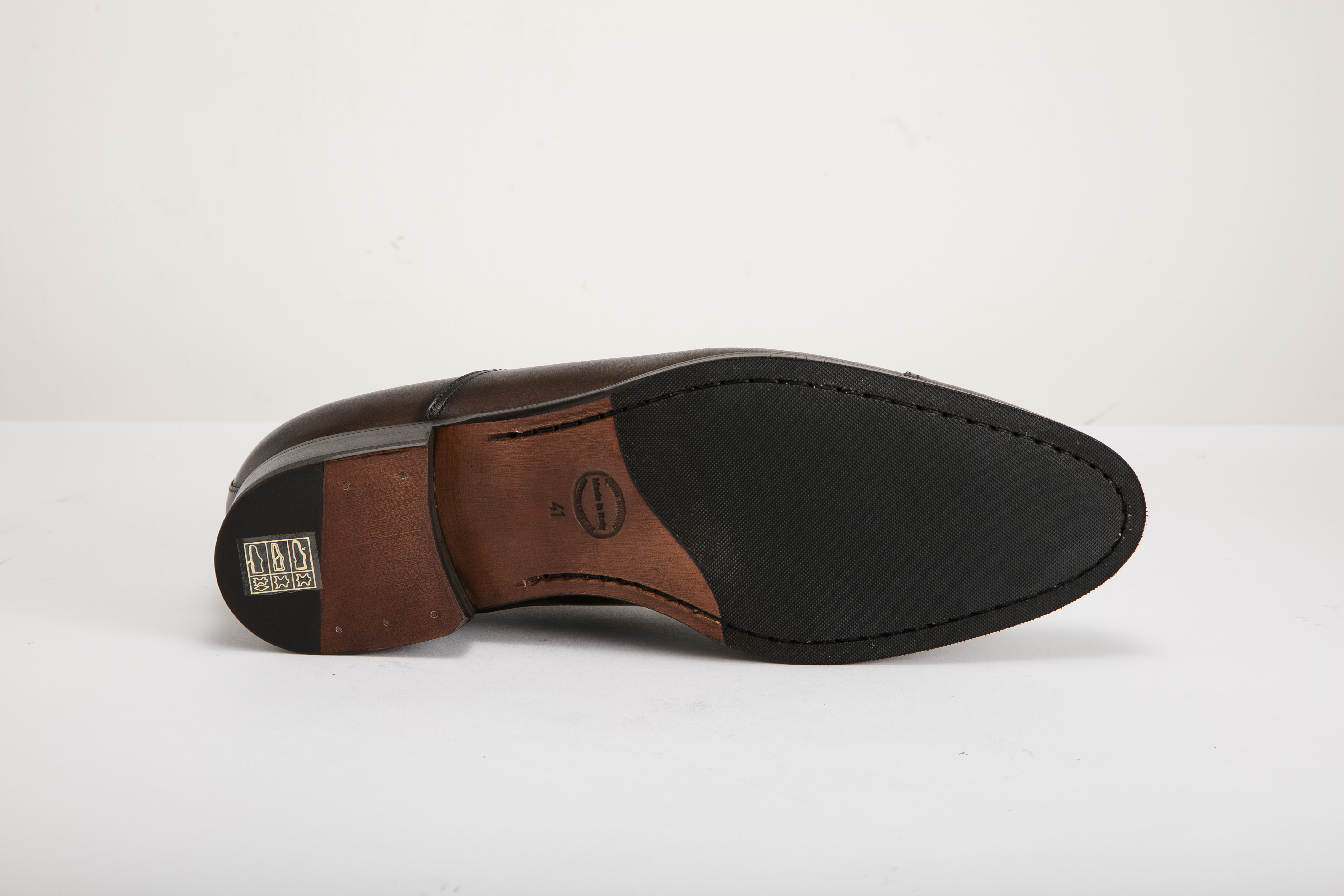 MARIO FAGNI - 男裝橫飾正裝牛津鞋 P056 2931-BR