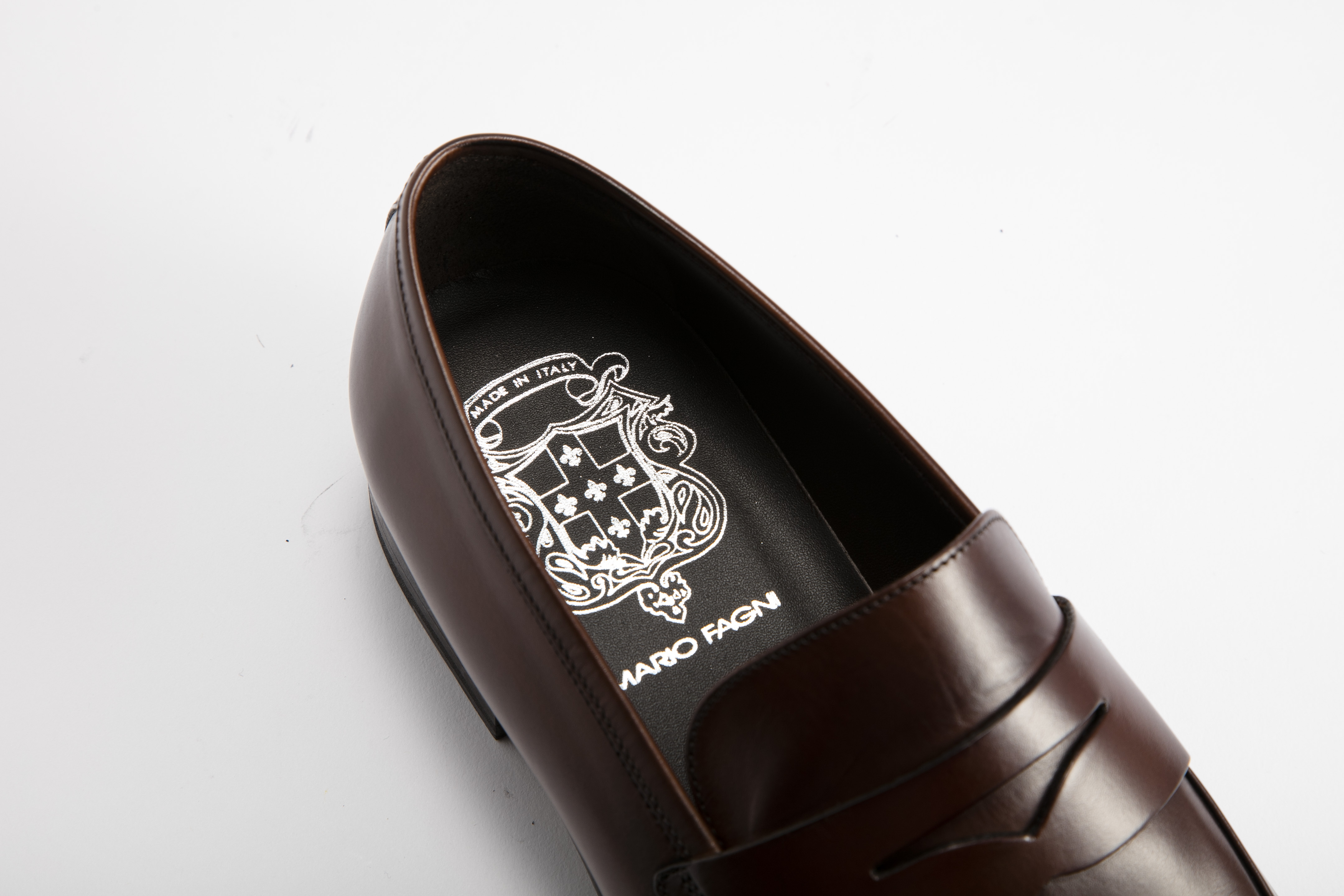 MARIO FAGNI - 男裝便士樂福鞋 TL094 2475-DBR