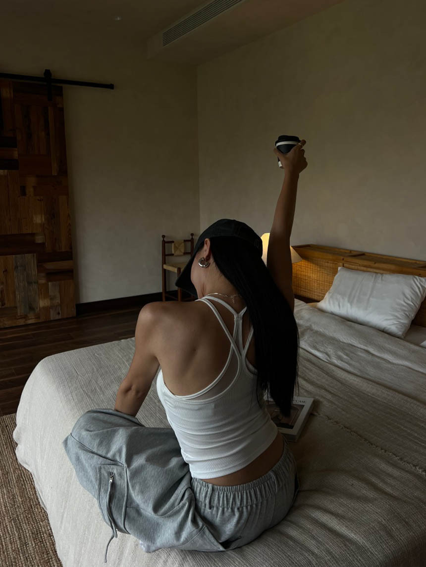 附胸墊假2件歐美背心*3色