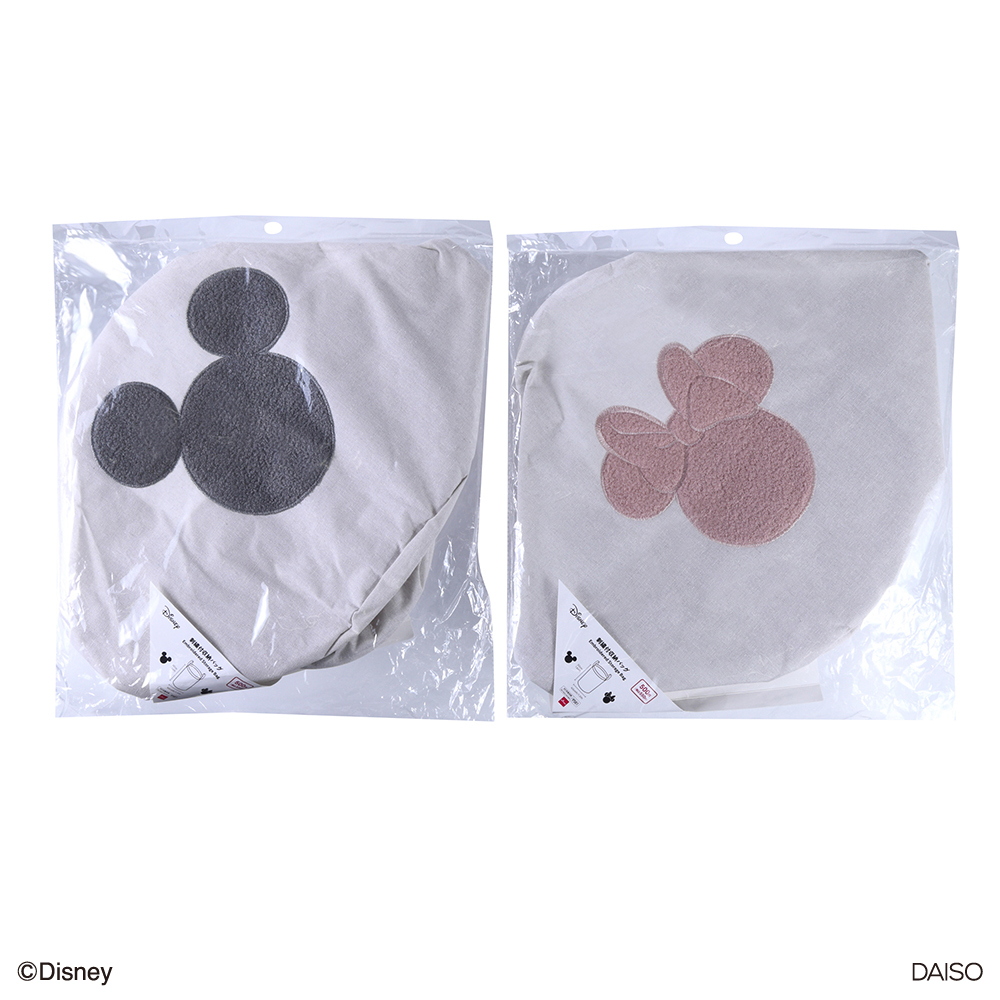 刺繡風收納提籃/米奇、米妮