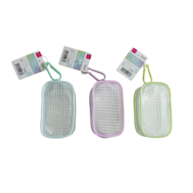 小物收納袋/藍、綠、紫色