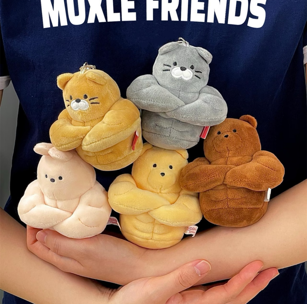 【代購】Madonggom 馬東熊肌肉娃娃鑰匙圈  抱枕 9款