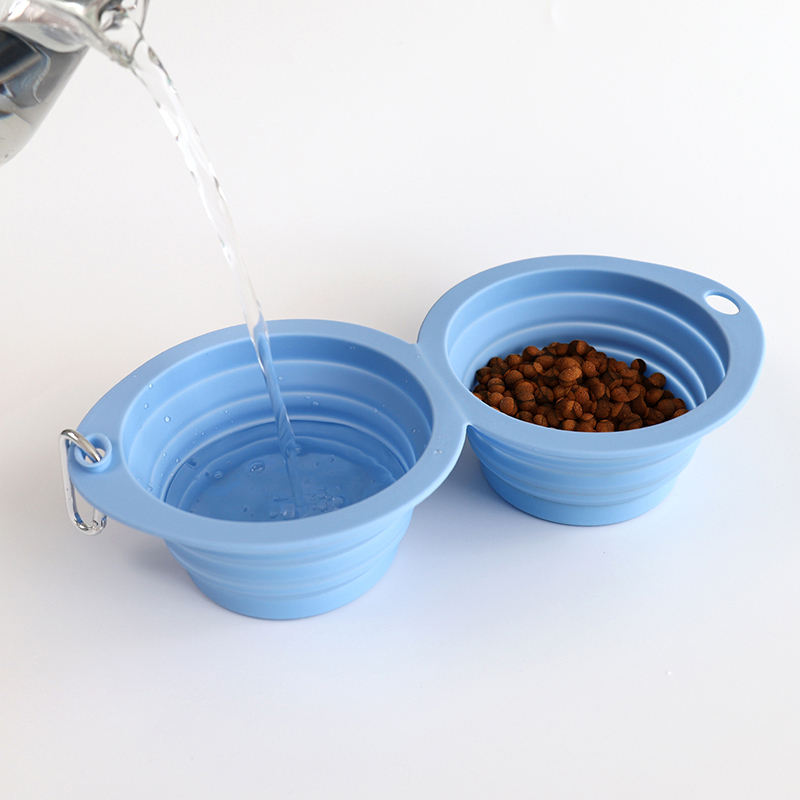 寵物用折疊碗/雙碗型