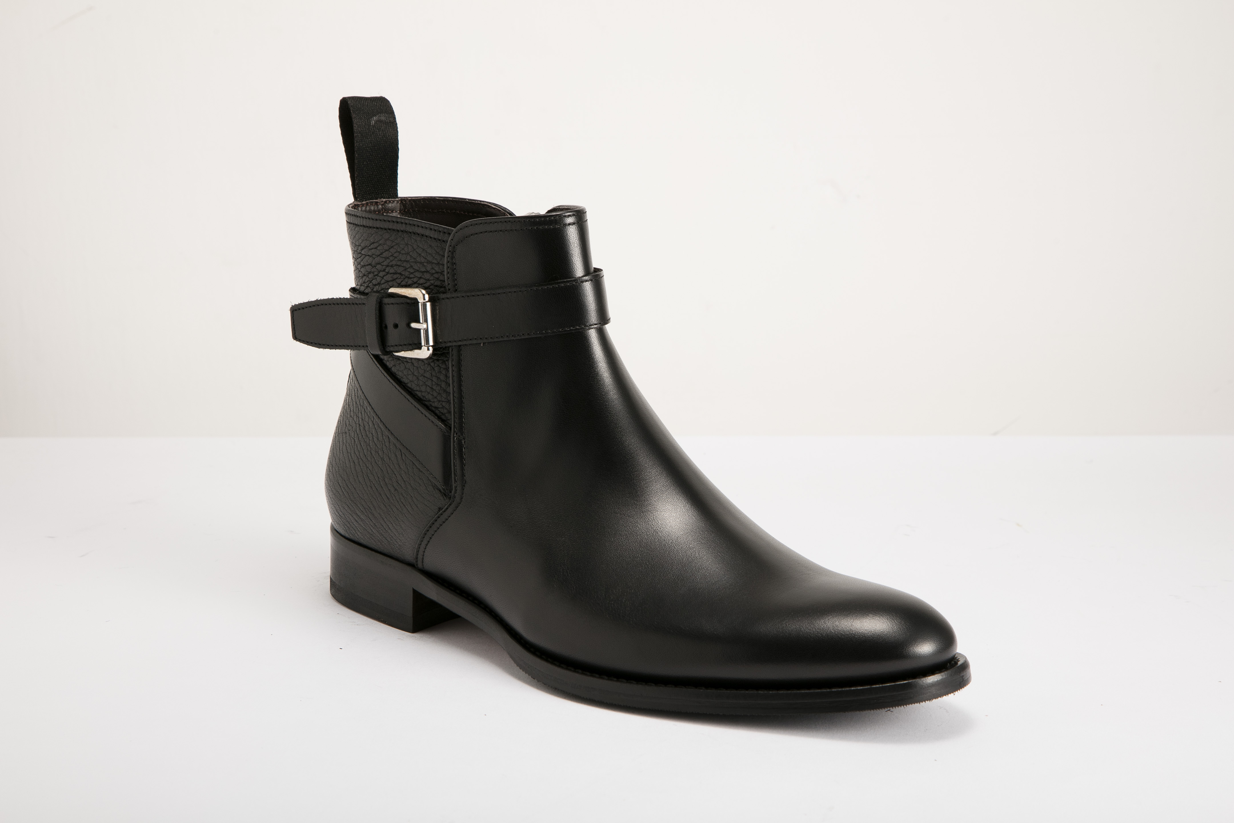 MARIO FAGNI - 男裝意大利製側拉鍊靴 J068 TR2760-BK