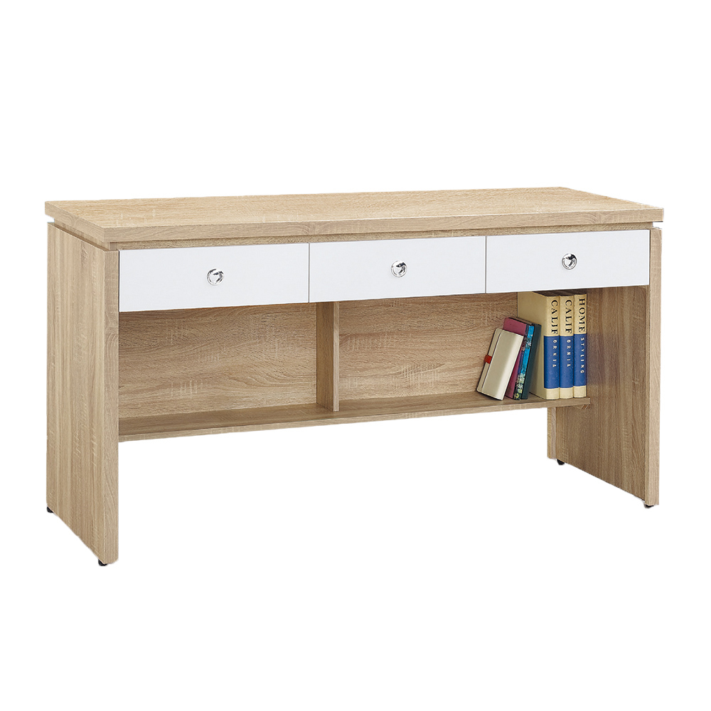 傑寶5.1尺簡約三抽書桌/工作桌(三色可選)