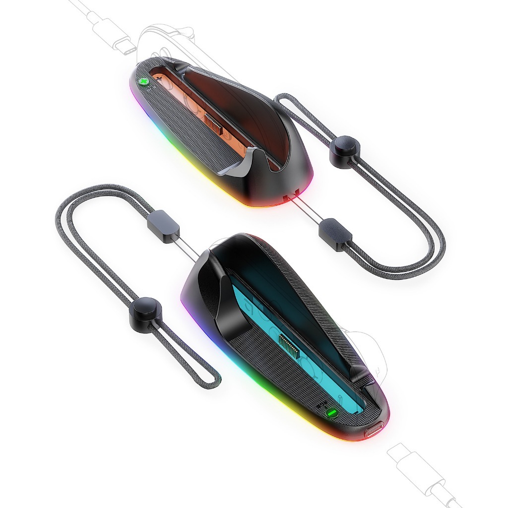 NS2 JYS Joy-Con 2 滑鼠模式充電底座 (2入組) 黑