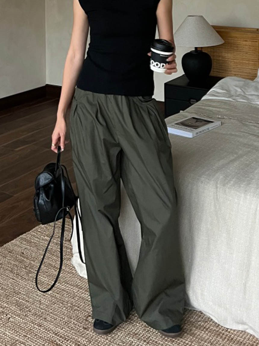 尼龍寬鬆休閒褲*3色