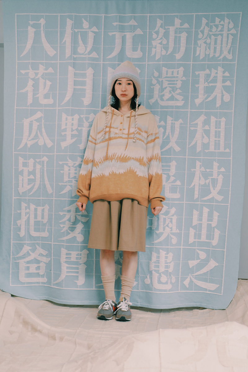 [Empty Cones] Lavender Wave Hoodie Top