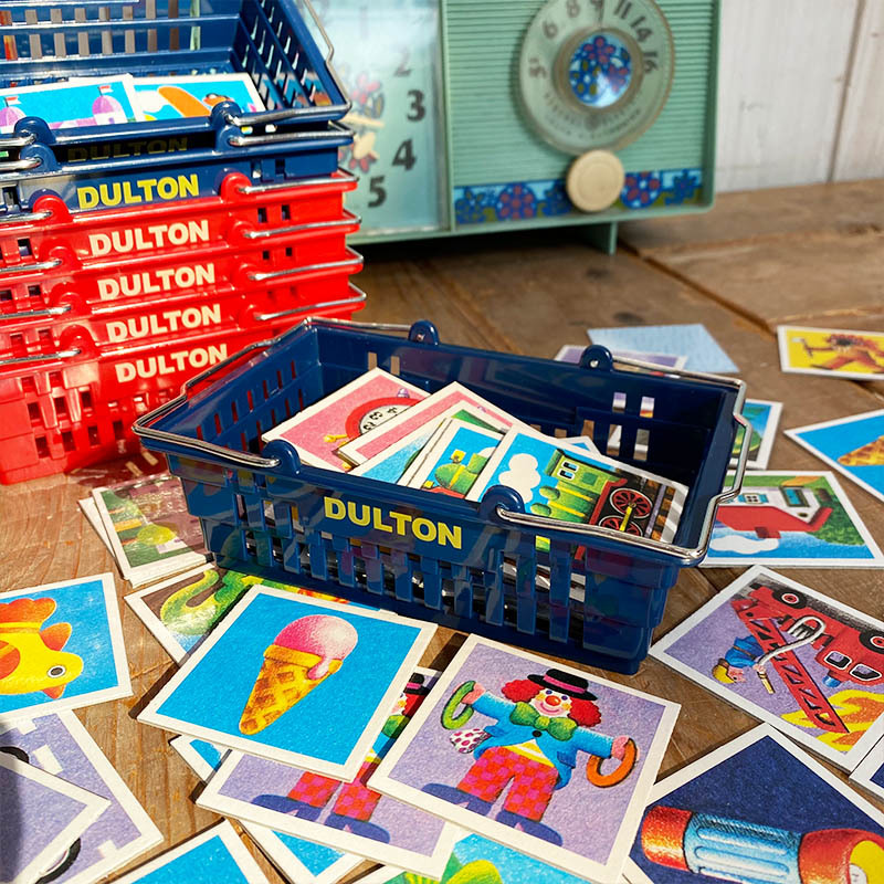 桌面置物籃∣趣味系列 藍色∣日本 DULTON