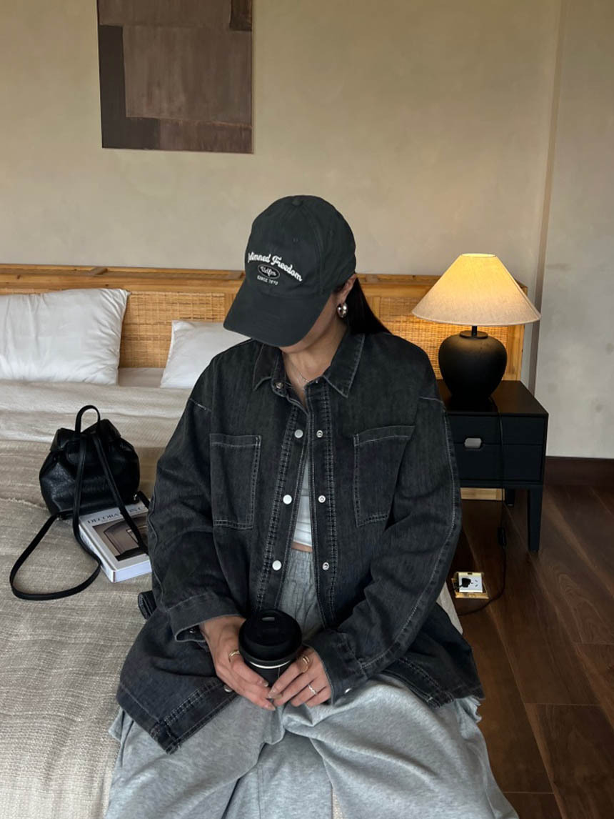 長版牛仔外套*2色