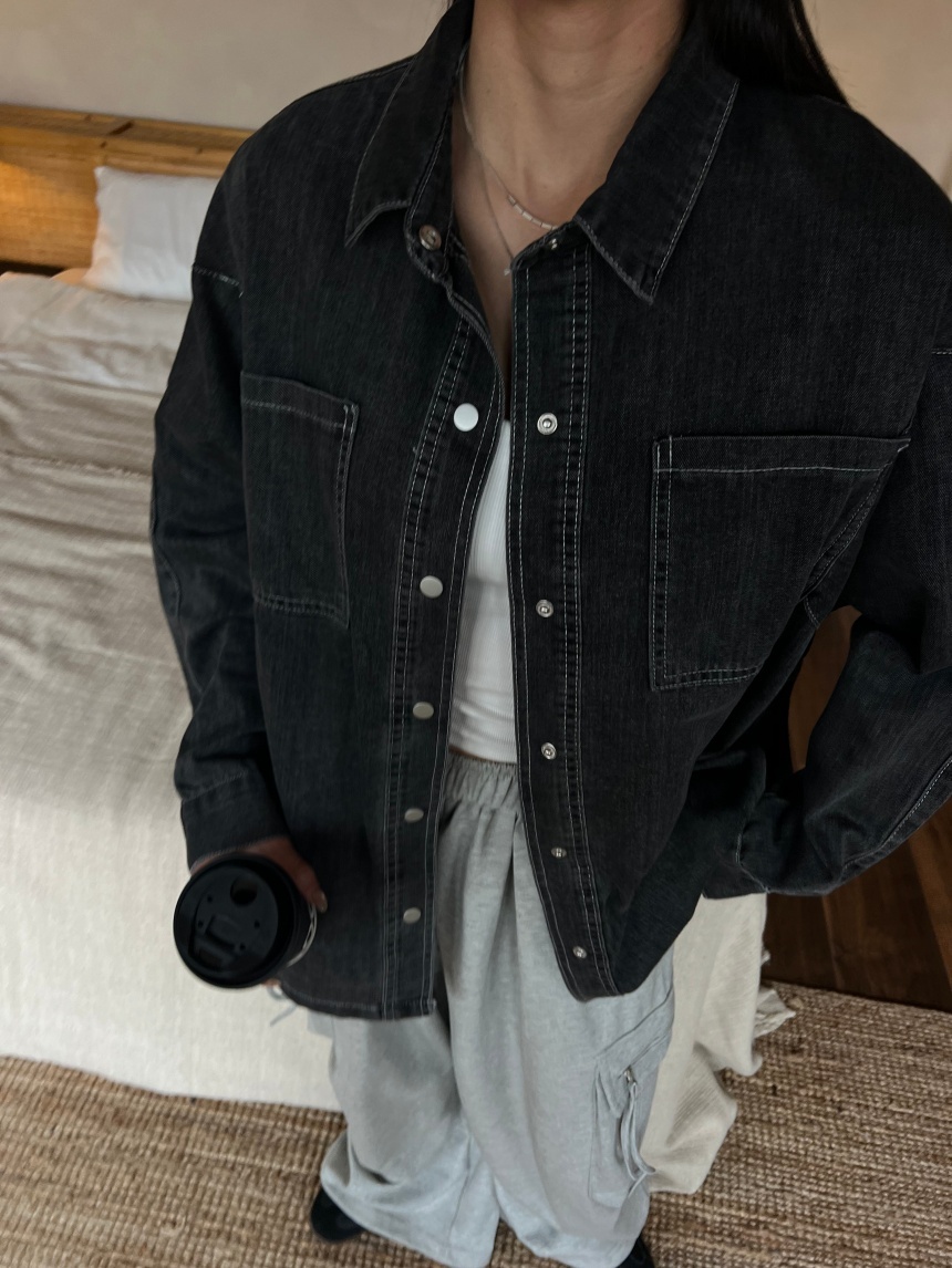 長版牛仔外套*2色