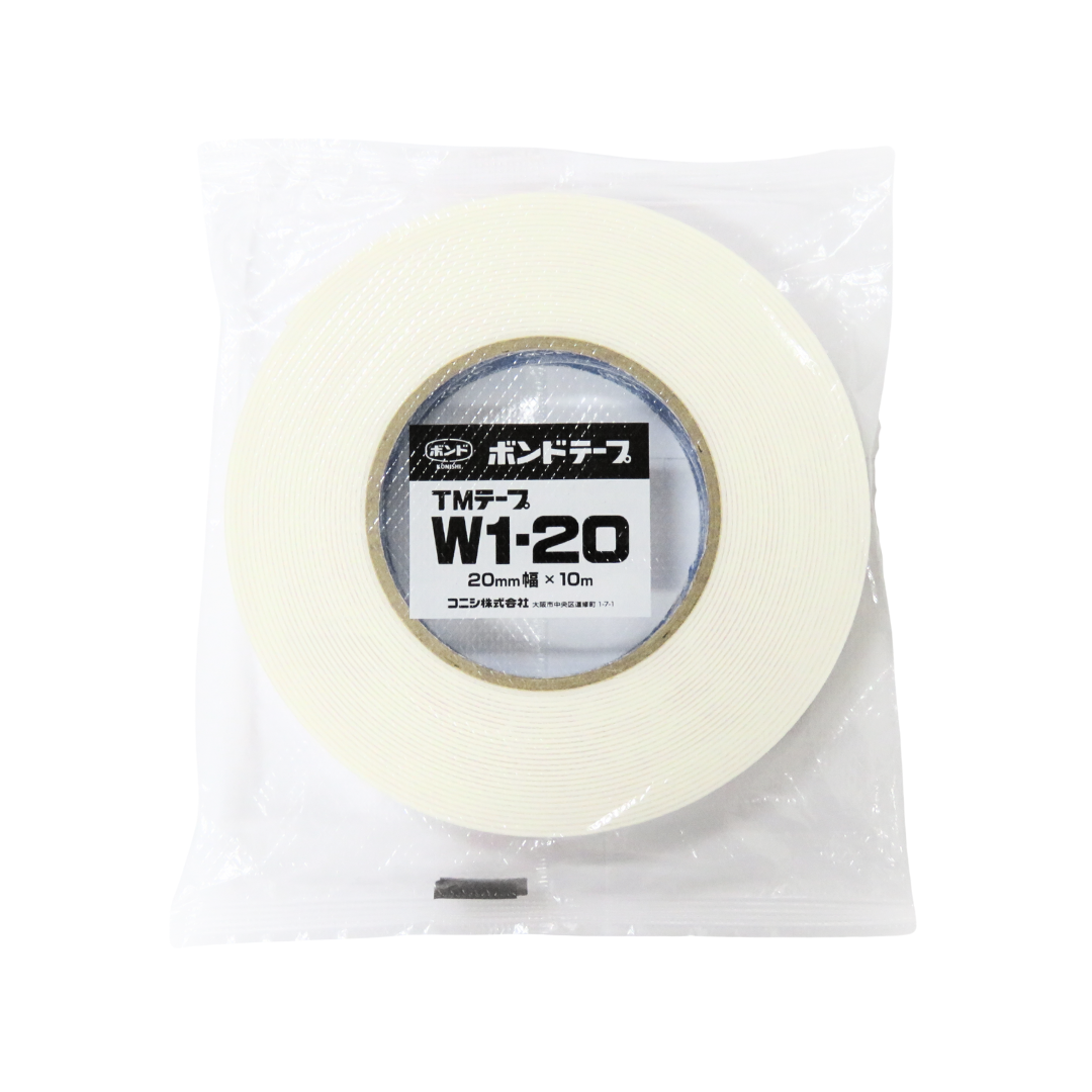 【五金小姐】日本 KONISHI 小西 TM TAPE W1-20 超強力雙面膠帶 10M/卷 TM工法專用