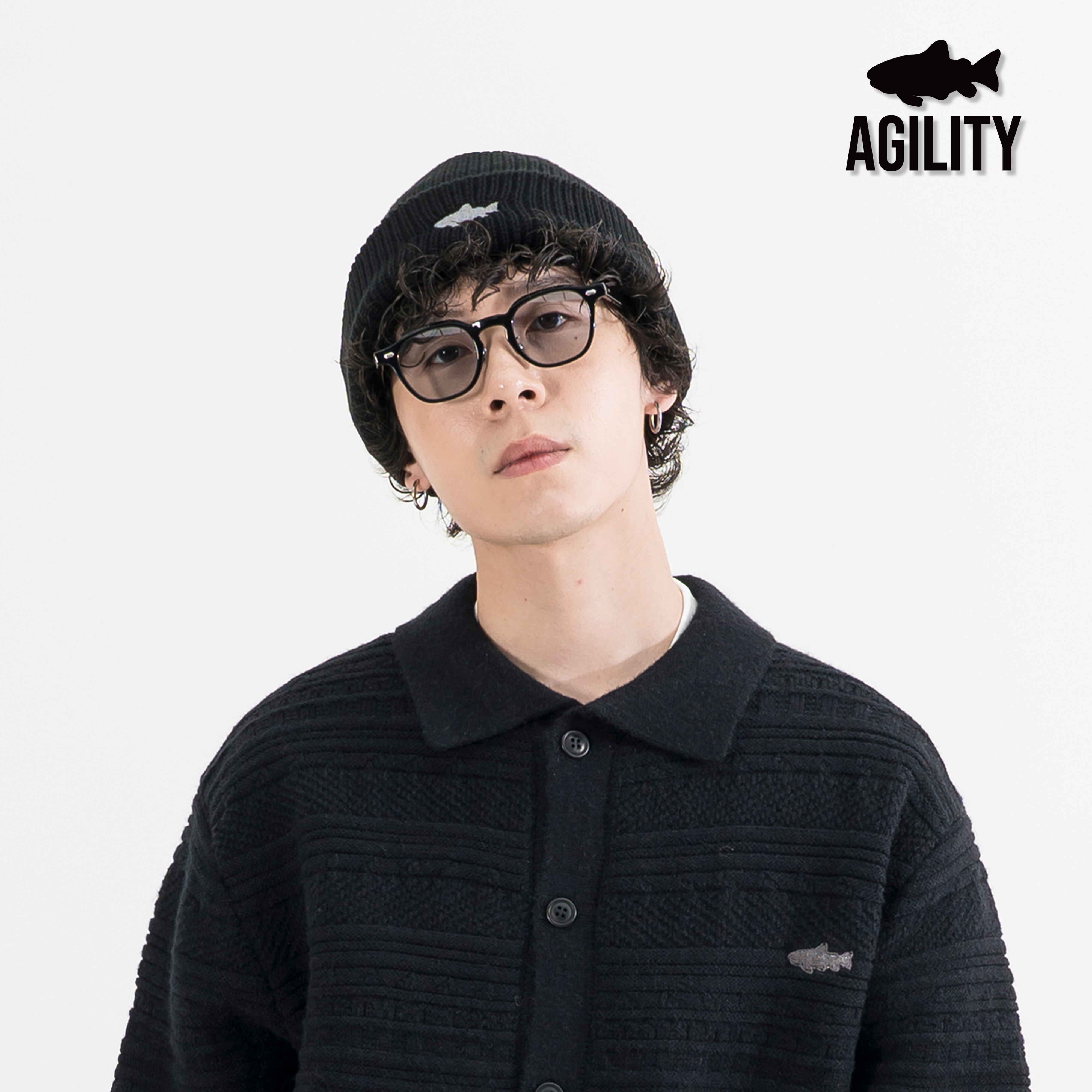 AGILITY 3Way Knit Beanie 刺繡 三用毛帽 [H02]