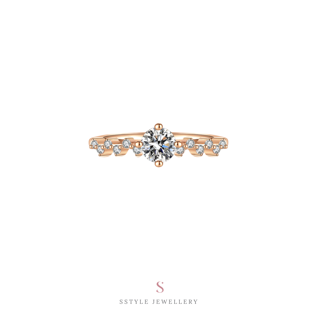 Jose moissanite ring