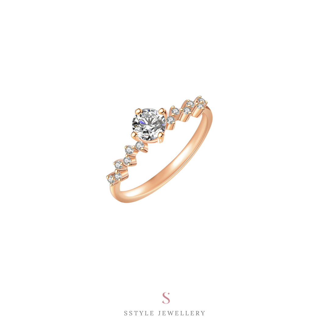 Jose moissanite ring