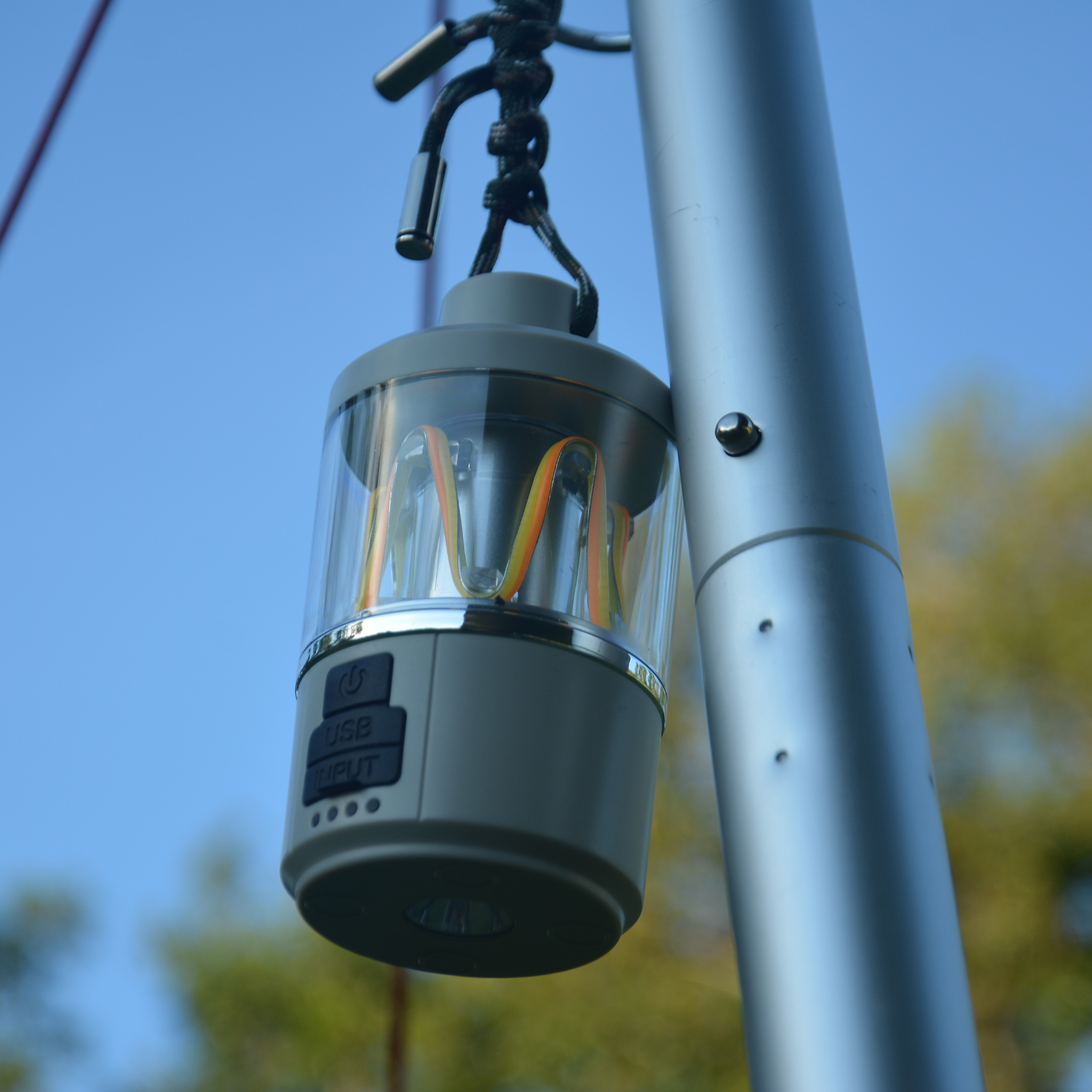 【雙功能露營燈】 氣氛燈 掛繩露營燈 手電筒 氣氛燈 三色切換 五段亮度