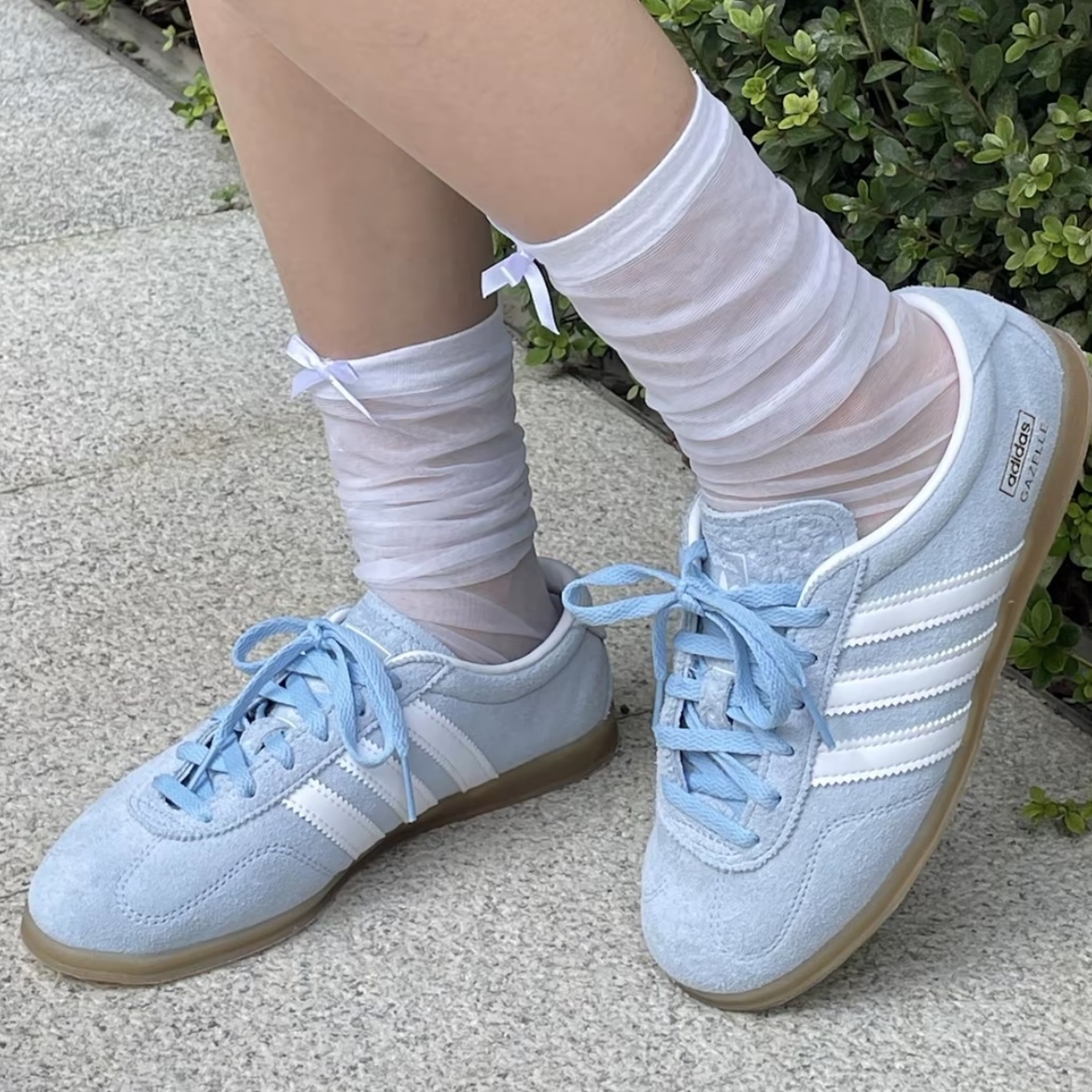 ADIDAS GAZELLE LO PRO 淺藍 寶寶藍 宋雨琦同款 麂皮 德訓鞋  JR8893