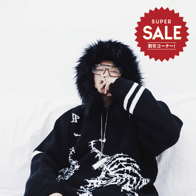 【 LAB.003選物 MAMC Tiger Hooded Sweater 老虎連帽毛衣 】