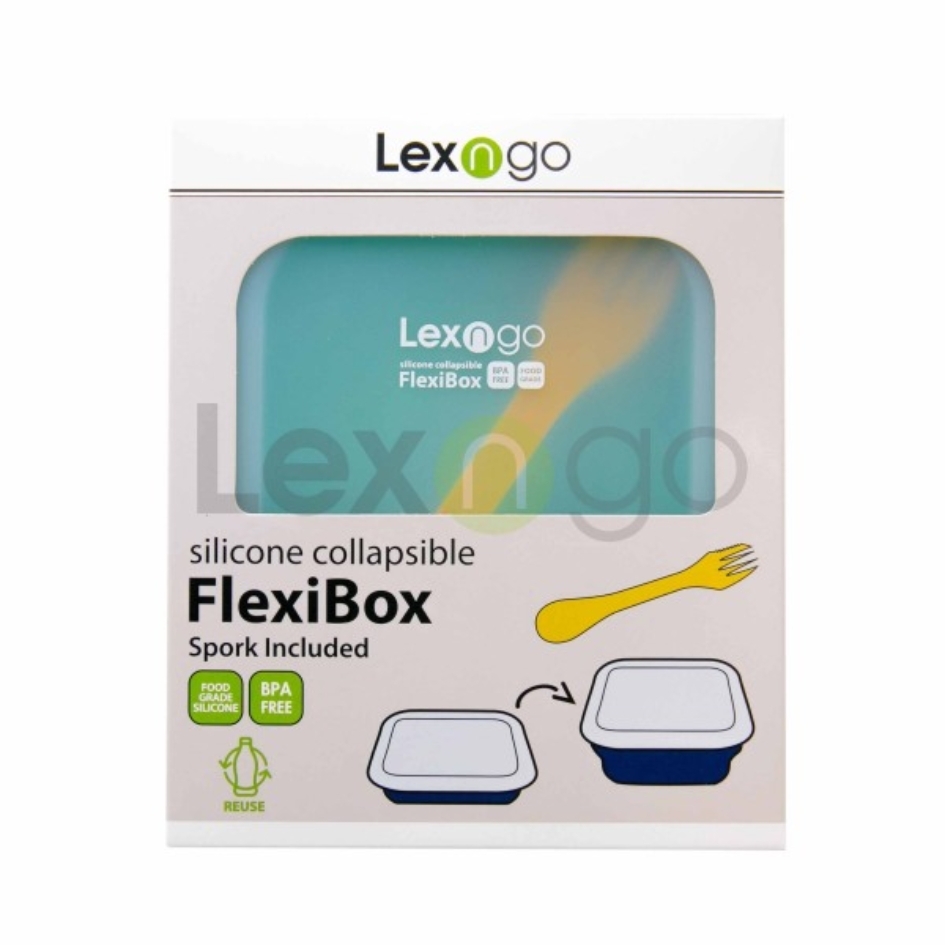 Lexngo Silicone Collapsible FlexiBox Medium 850ml - Pink