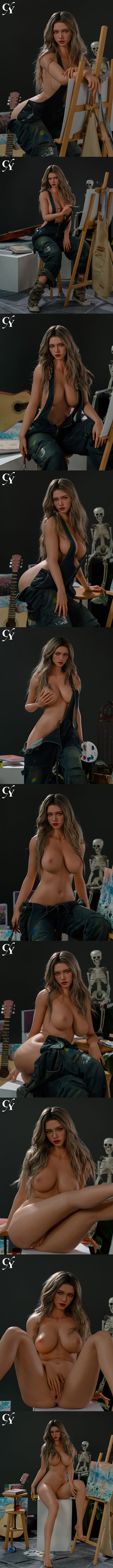 TOP-CYDOLL 176cm Polly 小麥膚 超頂矽膠娃娃 high class silicone sex doll