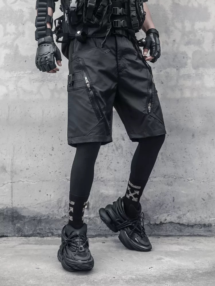 𝙏𝙀𝘾𝙃𝙒𝙀𝘼𝙍 雙拉鍊 MOLLE 工裝短褲