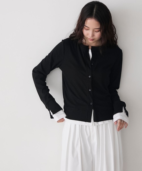 日本🇯🇵連線 Forksy 分層羅紋針織排釦開襟衫 假兩件 羅紋針織 開襟衫 層次感 長袖 4色(任買兩件711免運)/預購