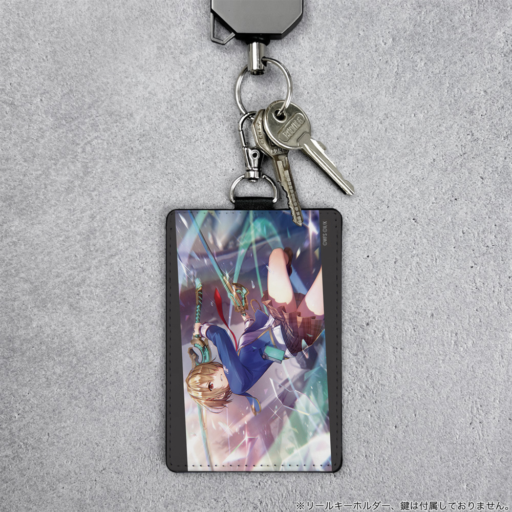 Cospa 0908 茅森月歌 閃光のサーキットバースト パスケース（ナスカン付き） [ヘブンバーンズレッド]