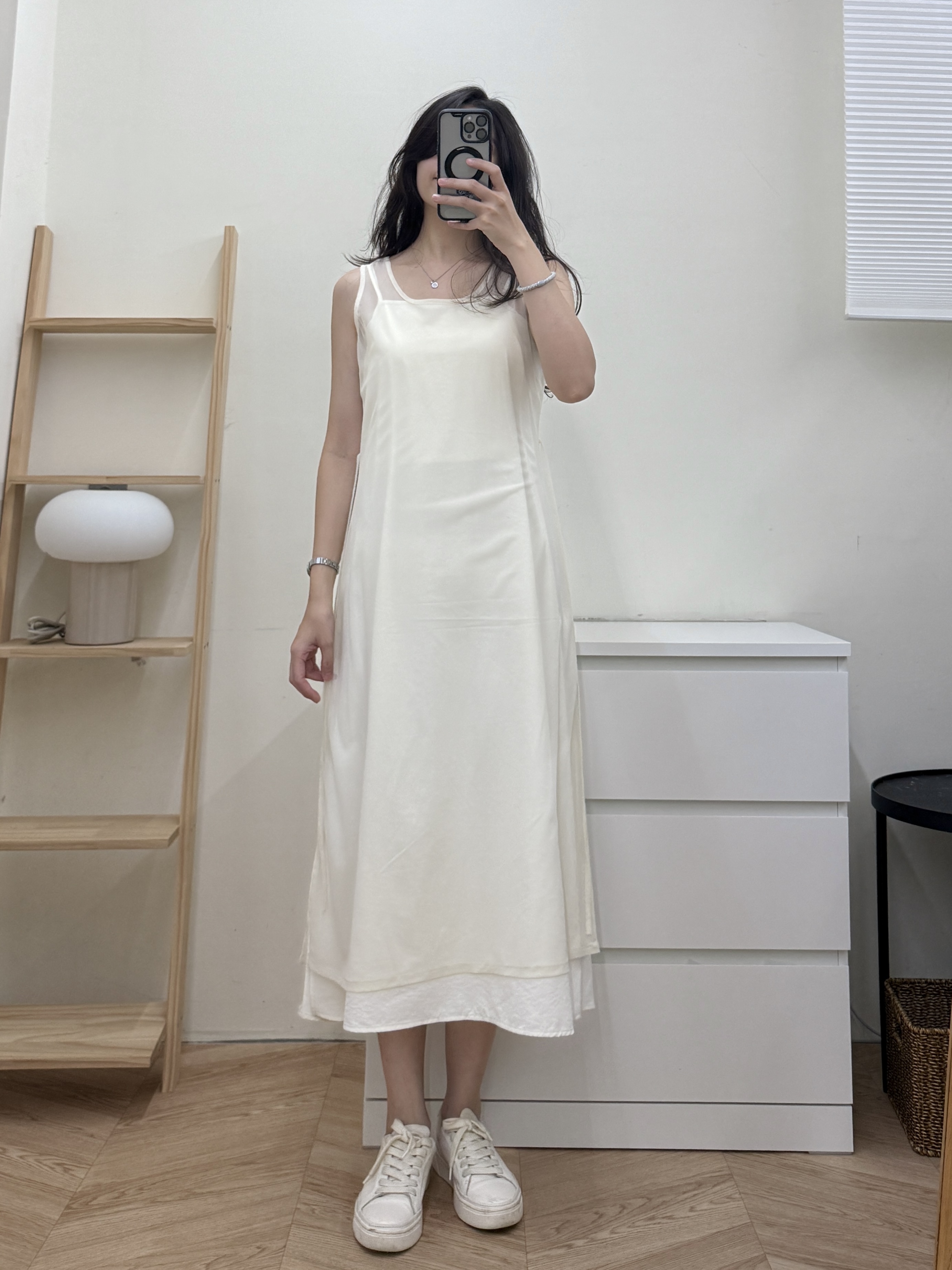 外透膚兩件式洋裝