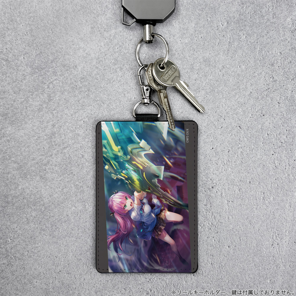 Cospa 0908 逢川めぐみ Ikki Burst Strike パスケース（ナスカン付き） [ヘブンバーンズレッド]