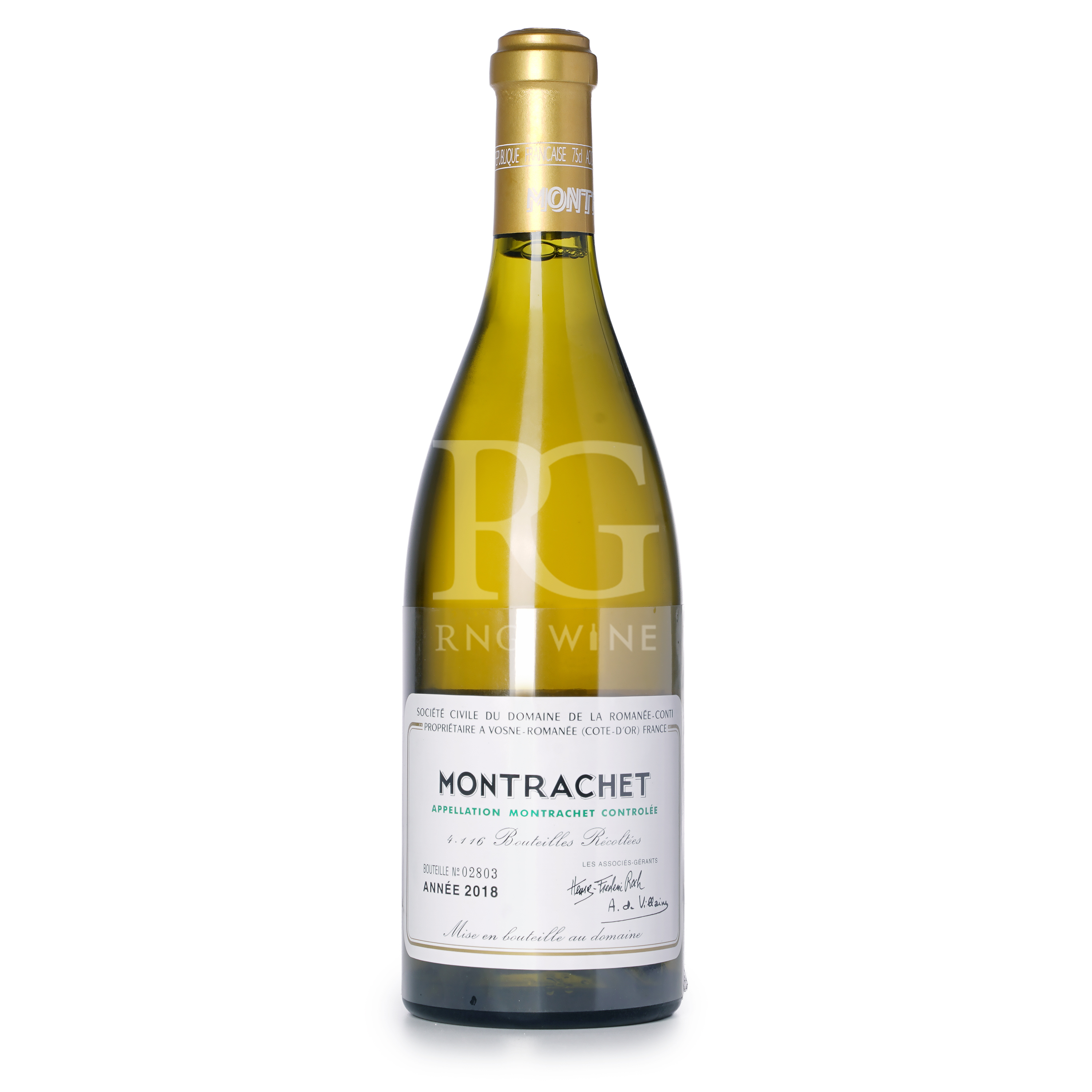 Domaine de la Romanee-Conti Montrachet Grand Cru 2018 (BH97)