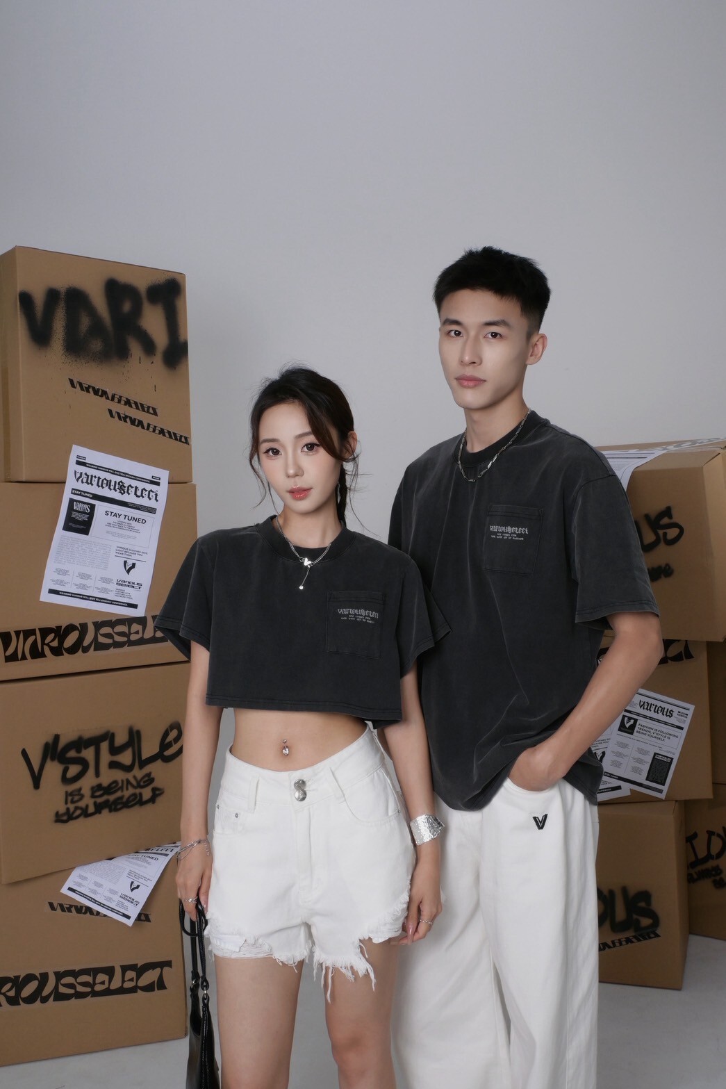 反光代碼’Reflect—水洗口袋T(短版)