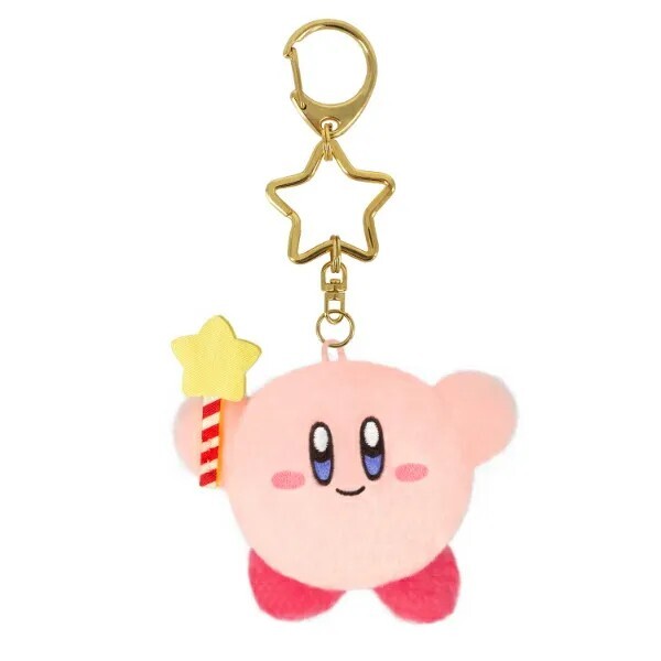 Kirby Star Rod Mini Mofu Mascot Keychain