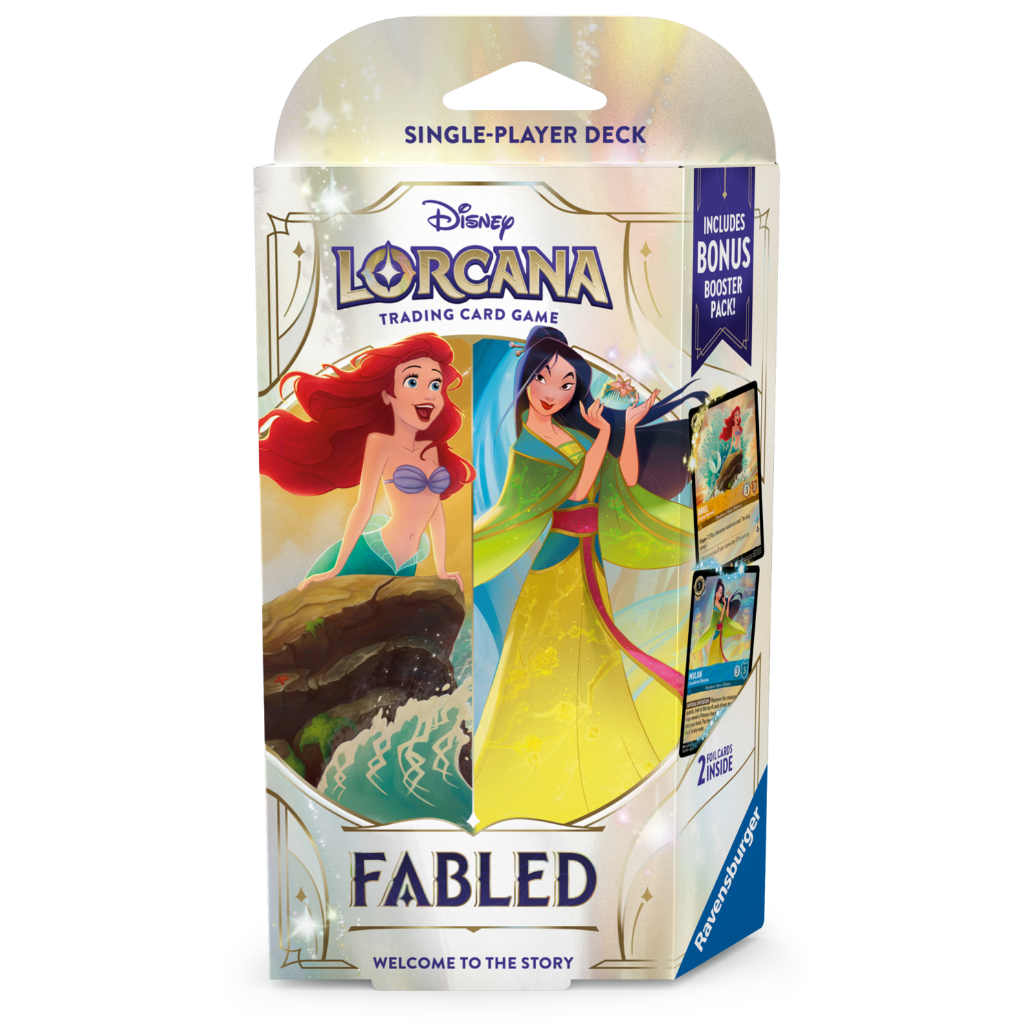 Disney Lorcana - Set 9 - Fabled - Starter Deck - ARIEL & MULAN
