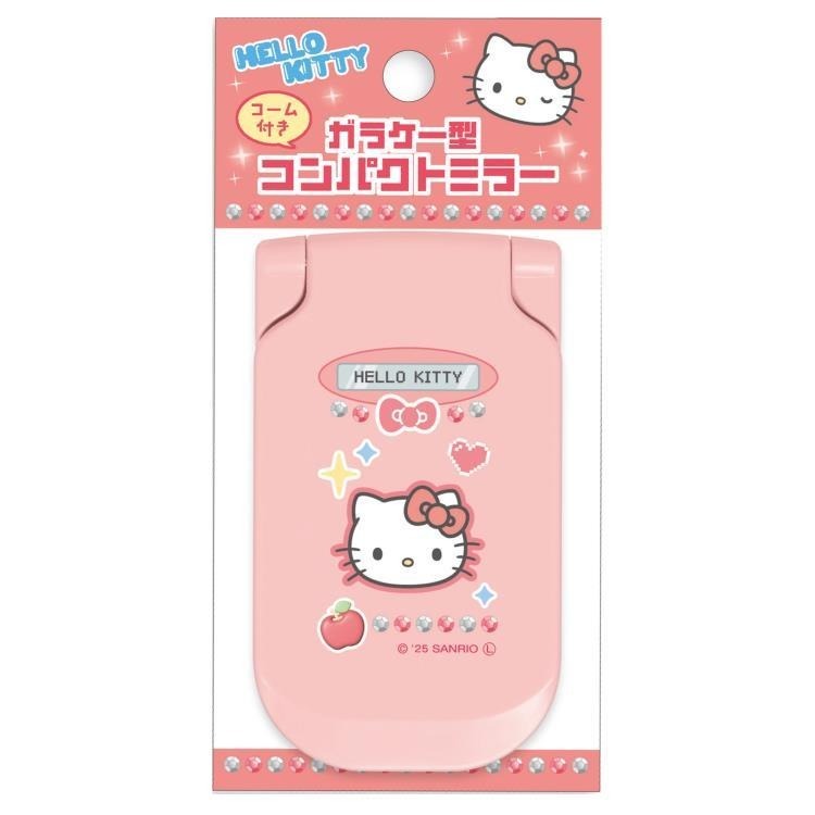 現貨┃三麗鷗 Hello Kitty 翻蓋手機造型 梳子 鏡子