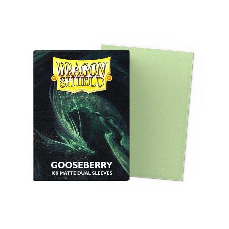Dragon Shield 100 Dual Matte Sleeve Gooseberry (AT-15066)