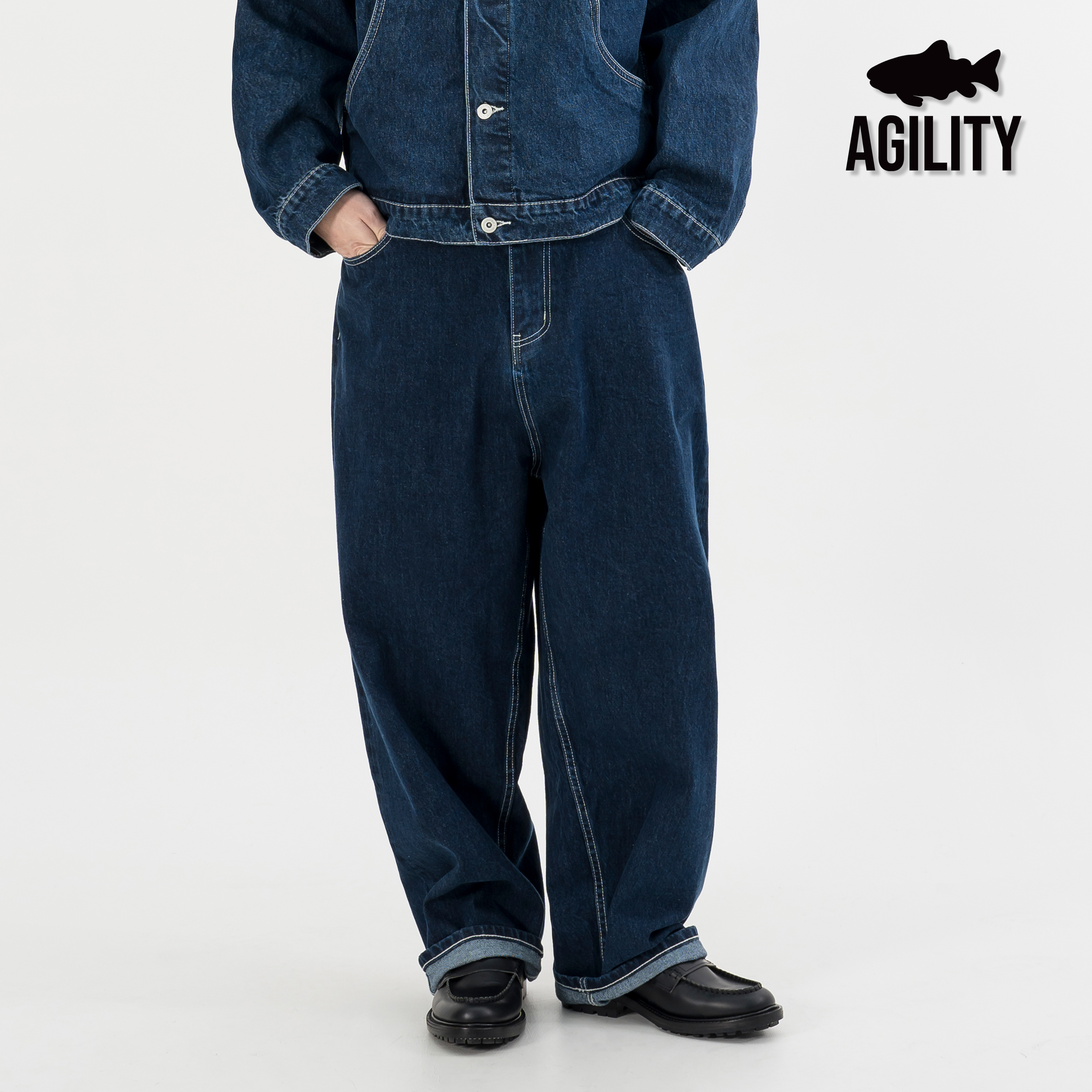 AGILITY Selvedge Baggy Denim Jeans  寬筒 赤耳 牛仔褲 [ADE-P01]