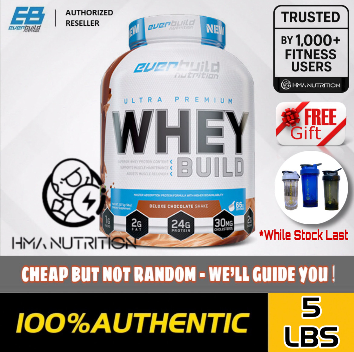 EB Ultra Premium Whey Build (5LBS)