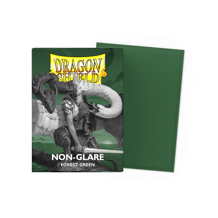 Dragon Shield 100 Matte Non-Glare Sleeve Forest Green (AT-11825)