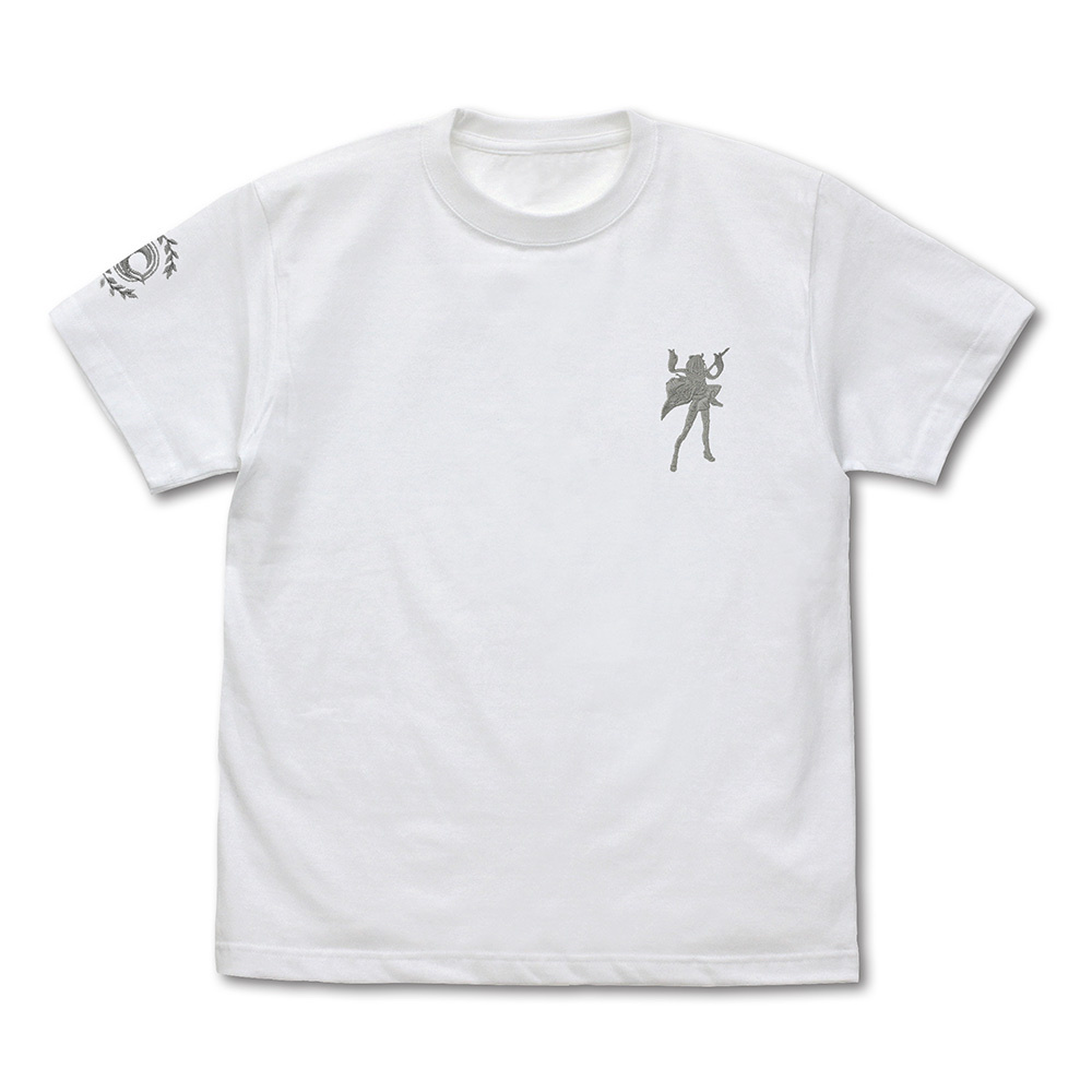Cospa 0908 セイバー/沖田総司 ワンポイント刺繍Tシャツ [Fate/Grand Order] WHITE