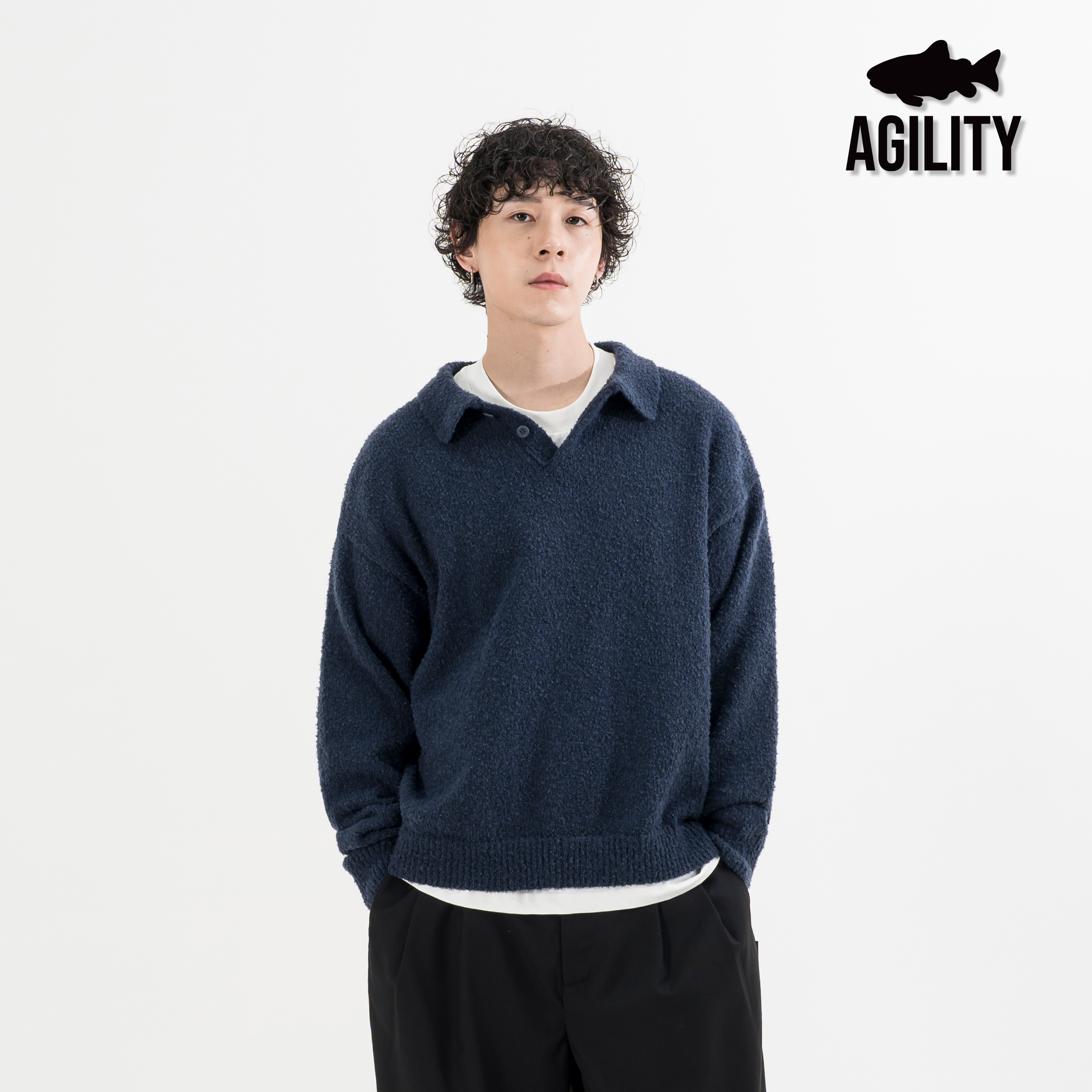 AGILITY Knit Polo Sweater 針織 翻領毛衣 [KN1]