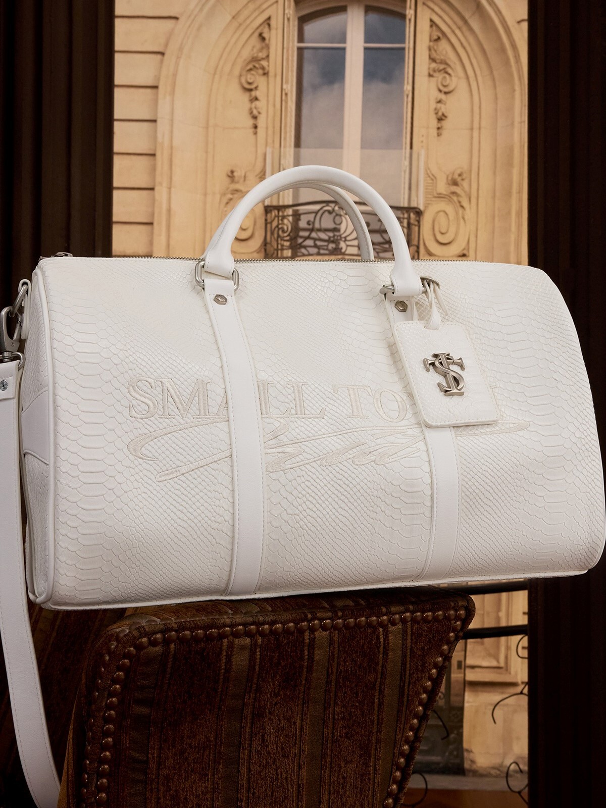 STK SmallTownKid 白蛇皮纹 手提包