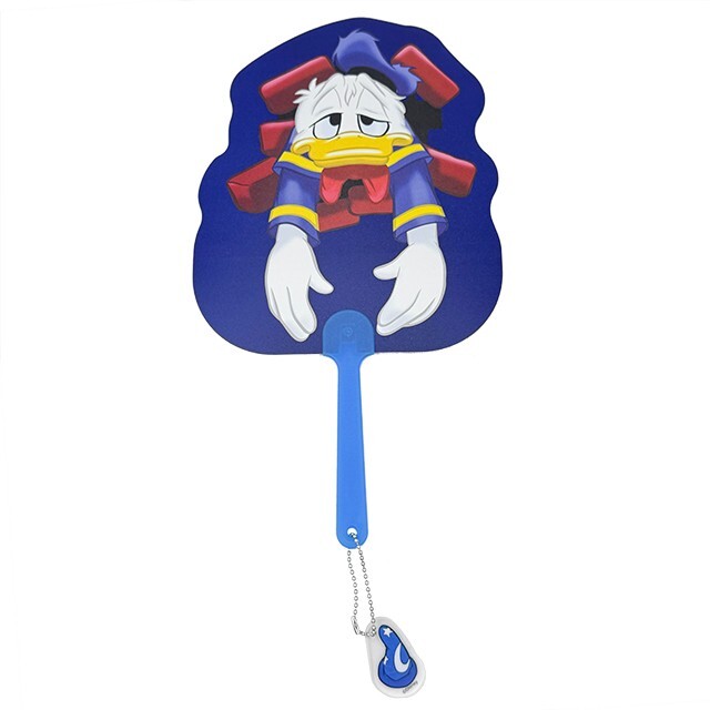 唐老鴨 Donald 鑽牆 圖案 圖案 手持扇 扇子 -香港迪士尼樂園