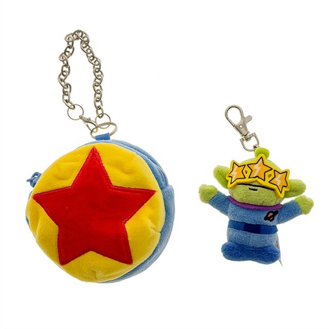 皮克斯 Pixar 經典LOGO 三眼怪 Alien 絨毛 造型 鑰匙圈 吊飾 玩具總動員 Toy Story -香港迪士尼樂園