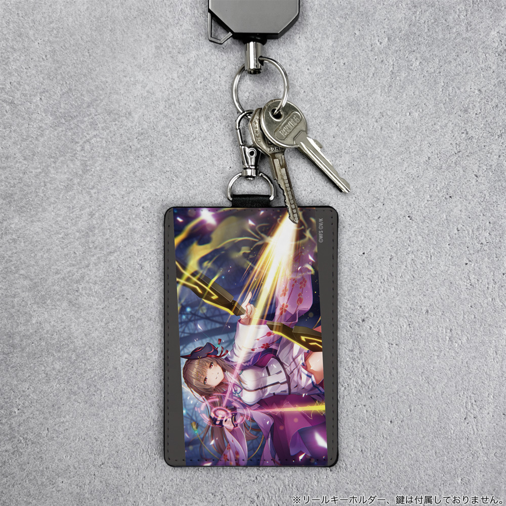 Cospa 0908 桐生美也 星林遣らずの雨 パスケース（ナスカン付き） [ヘブンバーンズレッド]