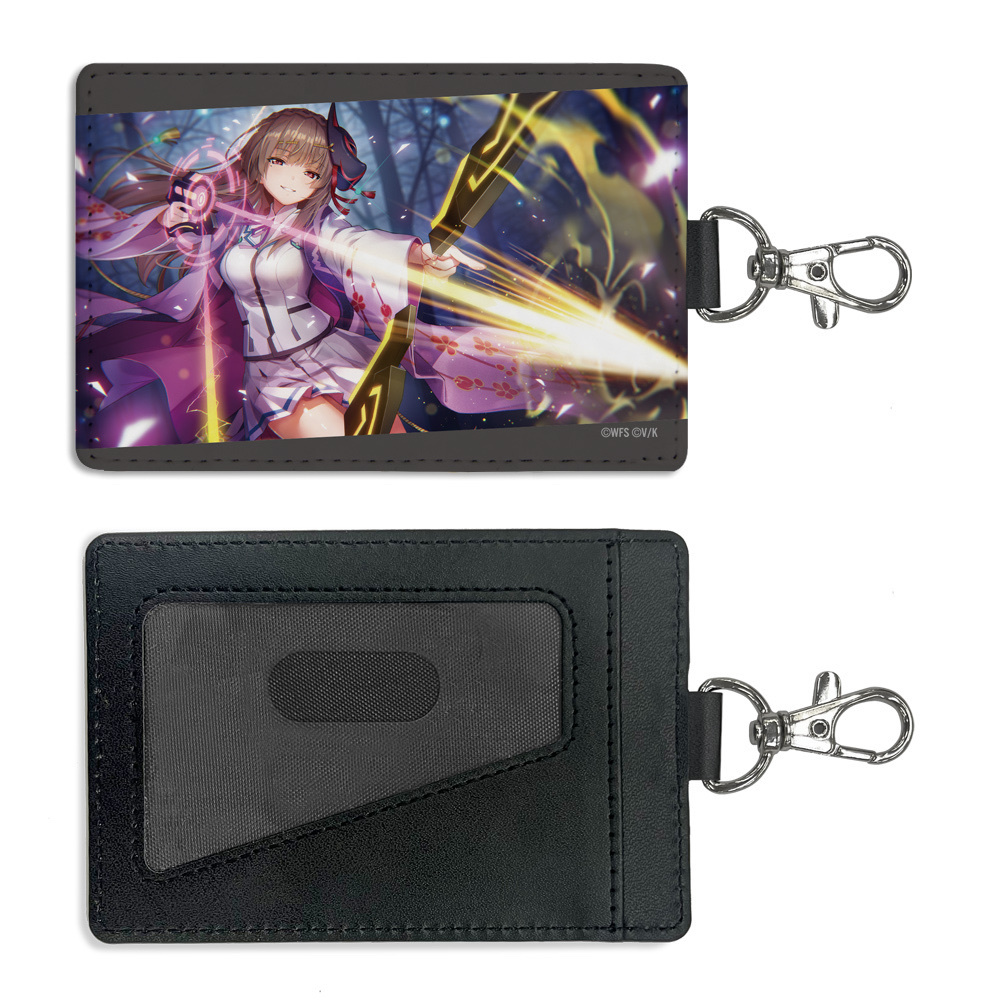 Cospa 0908 桐生美也 星林遣らずの雨 パスケース（ナスカン付き） [ヘブンバーンズレッド]