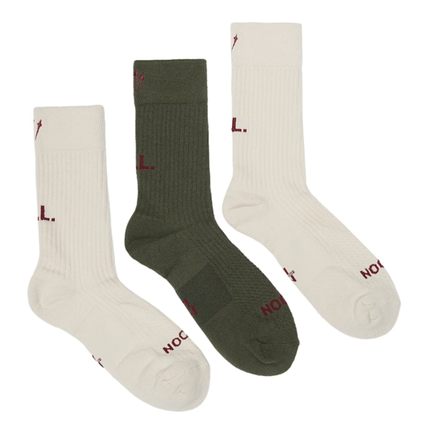 [現貨] NIKE NOCTA Crew Socks (3 Pairs) | DD9240-914