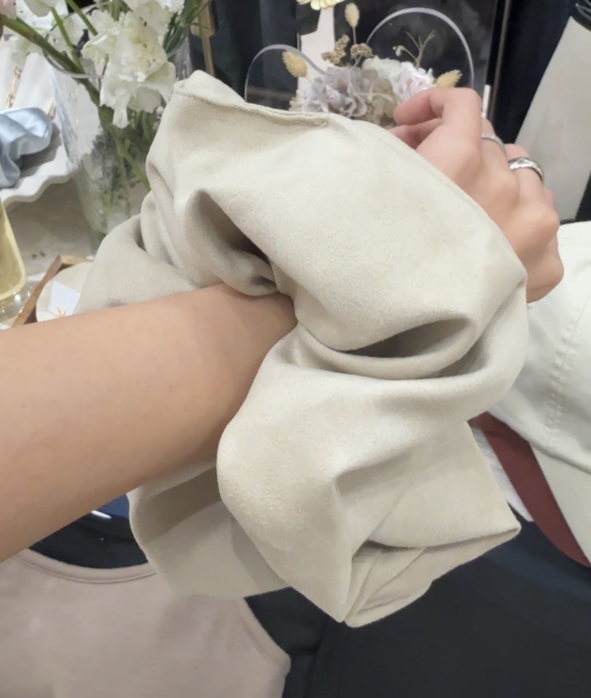 正韓麂皮大腸圈